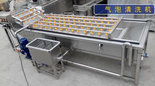 厂家供应 翻滚式菠菜快速清洗设备 自动化蔬菜清洗生产线